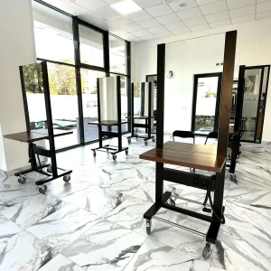 Post lucru coafor dublu / insula ALPEDA ACADEMY BASIC - imagine 6