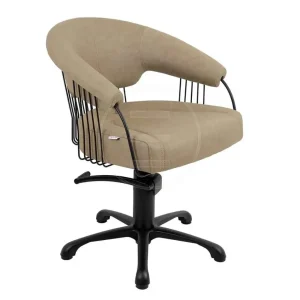 Scaun coafor / styling chair Alpeda ELITE Black Edition - imagine 4