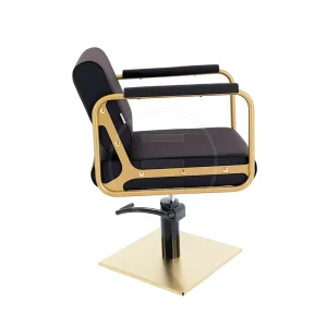 Scaun coafor / styling chair Alpeda Round Styling Gold - imagine 6