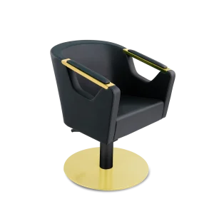 Scaun coafor / styling chair Alpeda Sacha Gold - imagine 3