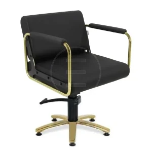 Scaun coafor / styling chair Alpeda Round Styling Gold - imagine 3
