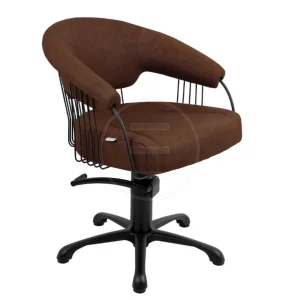 Scaun coafor / styling chair Alpeda ELITE Black Edition - imagine 5