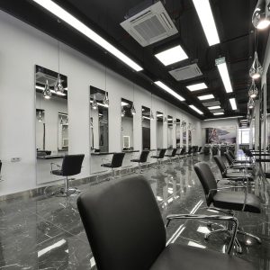 Scaun coafor / styling chair ALPEDA Icon Black - imagine 8