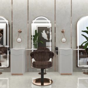 Post lucru coafor / styling unit Alpeda Roza Wall - imagine 6