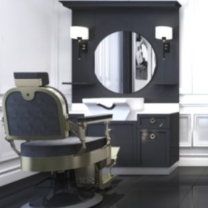 Post de lucru frizerie / barber styling unit Alpeda Sebastian - imagine 3