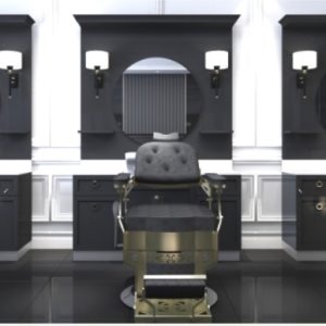 Post de lucru frizerie / barber styling unit Alpeda Sebastian - imagine 4