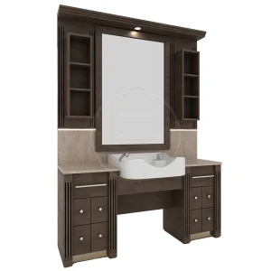 Post de lucru frizerie / barber styling unit ALPEDA Barlas - imagine 2