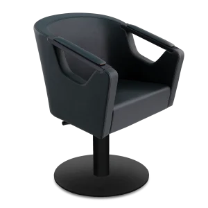 Scaun coafor / styling chair Alpeda Sacha Black - imagine 2