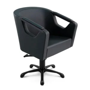 Scaun coafor / styling chair Alpeda Sacha Black - imagine 1