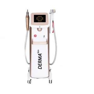 Aparat 2in1 DUO Epilare Definitiva Laser Dioda 3Lungimi 755NM, 808NM, 1064NM Profesional 1200W Dioda Laser, 50mil Impulsuri DERMASkin + PICO Laser Gold - imagine 3