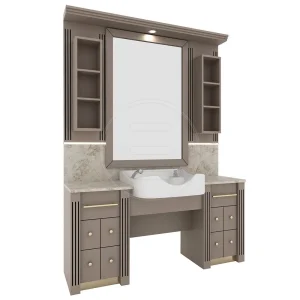 Post de lucru frizerie / barber styling unit ALPEDA Barlas - imagine 3