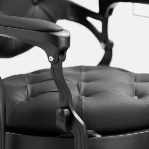Scaun frizerie/ Barber chair Dduueett Mack Black Edition - imagine 9