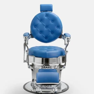 Scaun frizerie/ Barber chair Dduueett Mack NK Blue - imagine 1