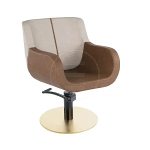Scaun coafor / styling chair Alpeda Lotus Line Gold - imagine 3
