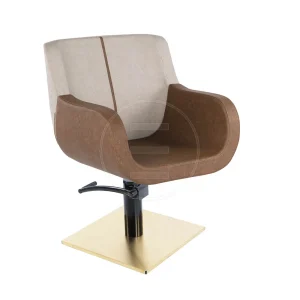 Scaun coafor / styling chair Alpeda Lotus Line Gold - imagine 4