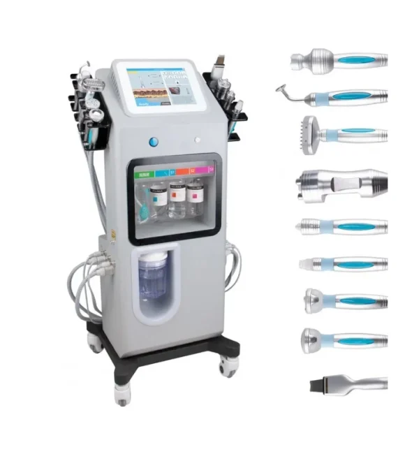 APARAT COMBINA 12 IN 1 HIDRADERMABRAZIUNE ultrasunete radiofrecventa 1