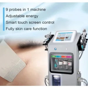 Aparat combina 12 in 1 hidradermabraziune, ultrasunete, oxigenare, oxygen facial Bio,Aqua Peeling, AQUAFacial - imagine 2