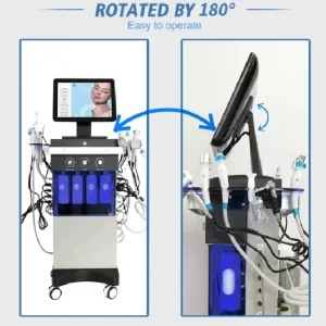 Combina cosmetica AquaFacial Standard 14 in 1 Oxy Spray, radiofrecventa, curatare, hidratantare, lifting - imagine 8