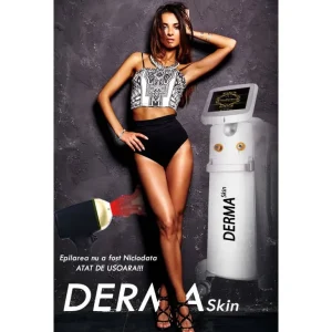 Aparat Epilare Definitiva Laser Dioda 3 lungimi 755NM, 808NM, 1064NM Profesional 1200W Dioda Laser, 50mil Impulsuri DERMASkin Silver - imagine 4