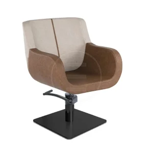 Scaun coafor / styling chair Alpeda Lotus Line Black - imagine 1