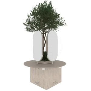 Post dublu de lucru coafor dublu / insula Alpeda Ladure Island - imagine 2