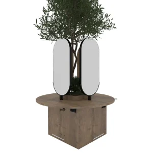 Post dublu de lucru coafor dublu / insula Alpeda Ladure Island - imagine 3