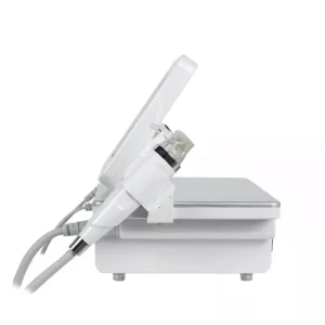 Aparat 2 in1 Golden Microneedeling si ciocan rece, tratament antiacneic, RF lifting, indepartare vergeturi si cicatrici, skin rejuvenation - imagine 2