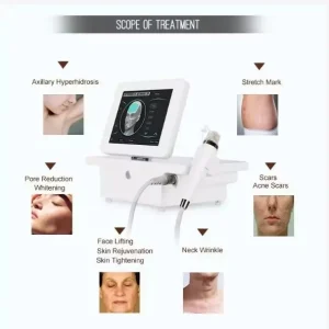 Aparat 2 in1 Golden Microneedeling si ciocan rece, tratament antiacneic, RF lifting, indepartare vergeturi si cicatrici, skin rejuvenation - imagine 7