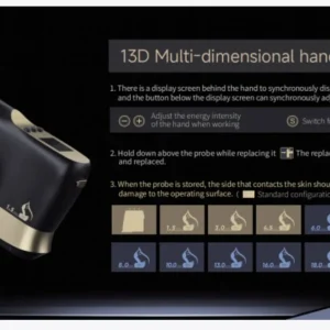 Aparat 22D MAX rejuvenare faciala, HIFU Plutonix, MPT micropulsatie ultrasunet focusat, remodelare corporala - imagine 7