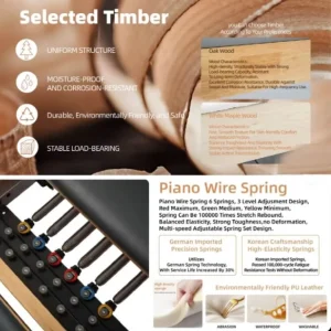 Aparat multifunctional Reformer Cadillac profesional pentru pilates, antrenament yoga, remodelare corporala, fitness, echipament de antrenament pentru întindere - imagine 5