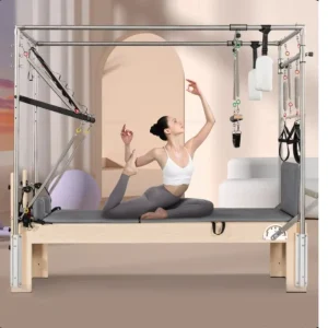Aparat multifunctional Reformer Cadillac profesional pentru pilates, antrenament yoga, remodelare corporala, fitness, echipament de antrenament pentru întindere - imagine 6