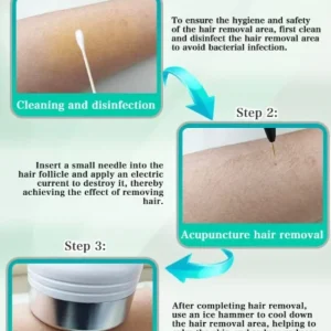 Aparat Electroliza, aparat profesional de epilare cu ac, tehnologie avansata 2 în 1-epilare permanenta si rejuvenare a pielii - imagine 3