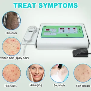 Aparat Electroliza, aparat profesional de epilare cu ac, tehnologie avansata 2 în 1-epilare permanenta si rejuvenare a pielii - imagine 4