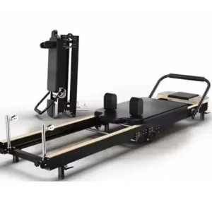 KANTON REFORMER PLIABIL aparat multifunctional profesional din lemn de artar, Reformer pentru pilates si yoga, echipament de fitness pentru remodelarea corpului - imagine 13