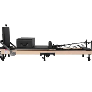 KANTON REFORMER PLIABIL aparat multifunctional profesional din lemn de artar, Reformer pentru pilates si yoga, echipament de fitness pentru remodelarea corpului - imagine 10