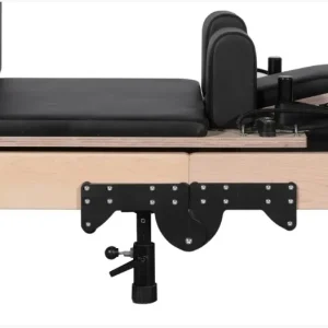 KANTON REFORMER PLIABIL aparat multifunctional profesional din lemn de artar, Reformer pentru pilates si yoga, echipament de fitness pentru remodelarea corpului - imagine 4