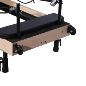 KANTON REFORMER PLIABIL aparat multifunctional profesional din lemn de artar, Reformer pentru pilates si yoga, echipament de fitness pentru remodelarea corpului - imagine 6