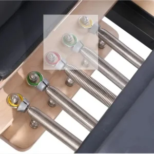 KANTON REFORMER PLIABIL aparat multifunctional profesional din lemn de artar, Reformer pentru pilates si yoga, echipament de fitness pentru remodelarea corpului - imagine 11