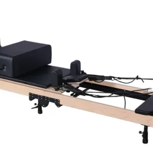 KANTON REFORMER PLIABIL aparat multifunctional profesional din lemn de artar, Reformer pentru pilates si yoga, echipament de fitness pentru remodelarea corpului - imagine 12
