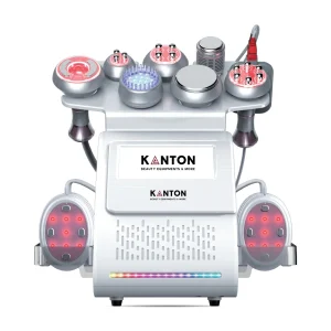 Aparat remodelare faciala si corporala Kanton 9 in 1 80K cavitatie RF EMS lipolaser vacuum multipolar radiofrecventa - imagine 1