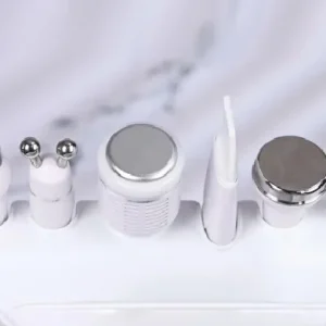 Combina cosmetica profesionala Kanton 7 in 1 hydra dermabraziune cu masca led, ultrasunet, RF, jet H2/O2 , ciocan rece - imagine 4