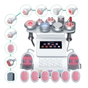 Aparat remodelare faciala si corporala Kanton 9 in 1 80K cavitatie RF EMS lipolaser vacuum multipolar radiofrecventa - imagine 2