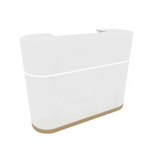 Receptie Alpeda Liba Desk Auriu / Crom / Rose / Black - imagine 3