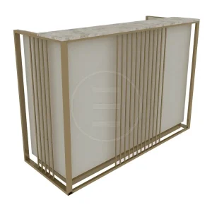 Receptie Alpeda Slim Grace Gold Desk - imagine 3