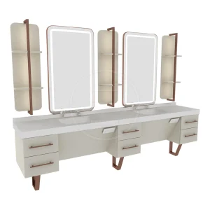 Post de lucru frizerie / barber styling unit Alpeda Sova - imagine 1