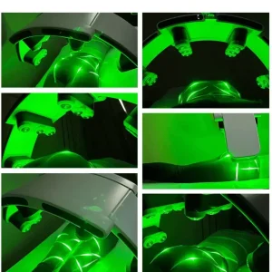 Aparat 10D Lipolaser 532nm rotire 360 grade, 10 DIODE laser, reducere celulita, tonifiere si remodelare corporala, body conturing, rotating green laser lights 10D LIPO Maxlipo Shape - imagine 3