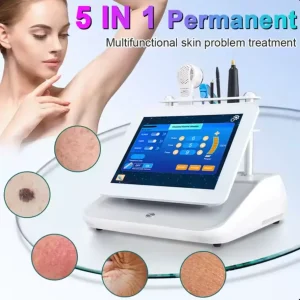 Aparat profesional 5 in 1 electroliza epilare definitiva cu ac si penseta