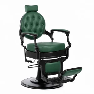 Scaun frizerie / Barber chair Kanton Lord Black Green
