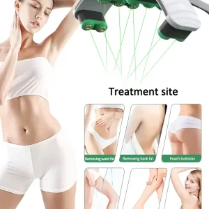 Aparat 10D Lipolaser 532nm rotire 360 grade, 10 DIODE laser, reducere celulita, tonifiere si remodelare corporala, body conturing, rotating green laser lights 10D LIPO Maxlipo Shape - imagine 14