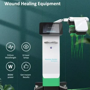 Aparat 10D Lipolaser 532nm rotire 360 grade, 10 DIODE laser, reducere celulita, tonifiere si remodelare corporala, body conturing, rotating green laser lights 10D LIPO Maxlipo Shape - imagine 7